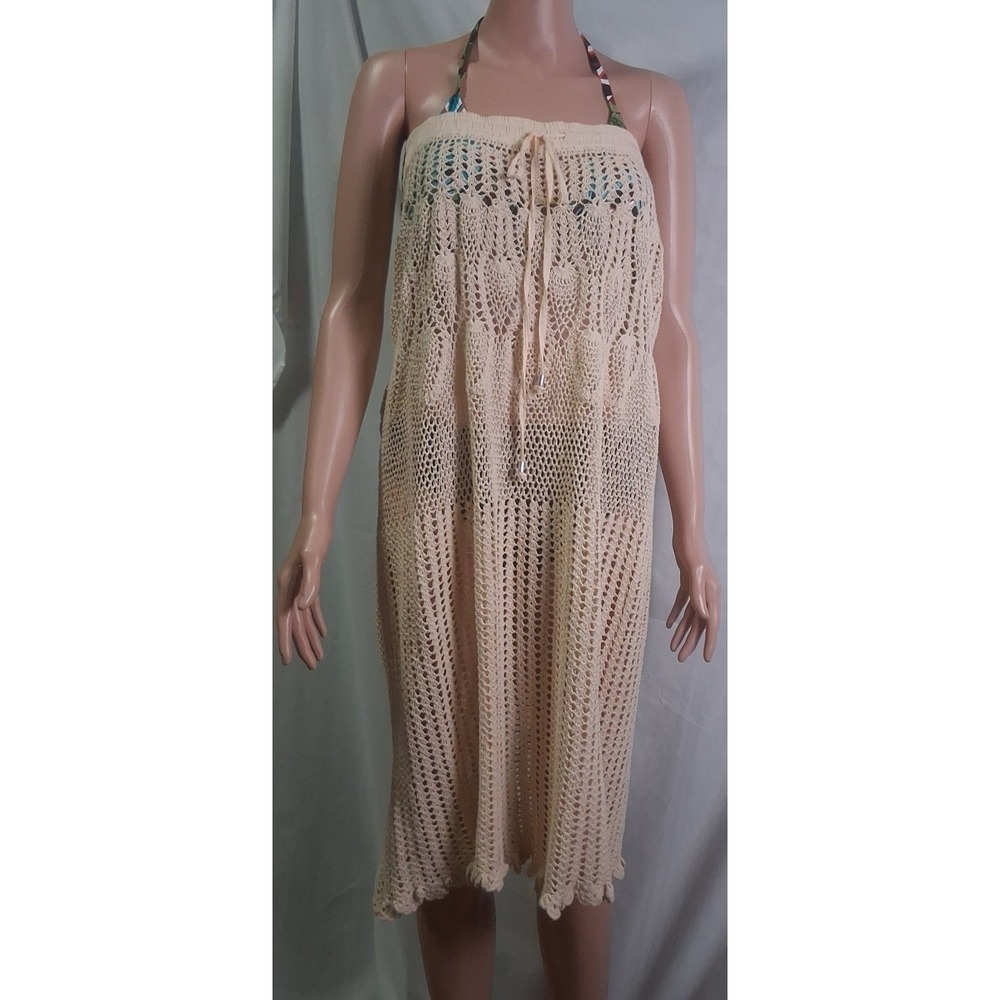 DOTTI Swim Cover Up, Ivory, Size Med, 31" Long, 30" Waist